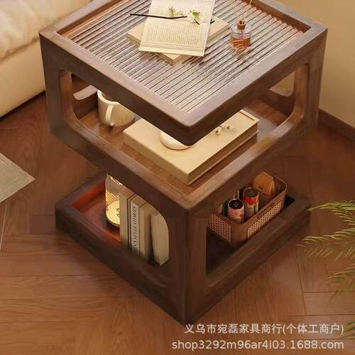 移动茶几沙发边柜小桌子创意极简床头柜边几侧边柜角几极简置物架