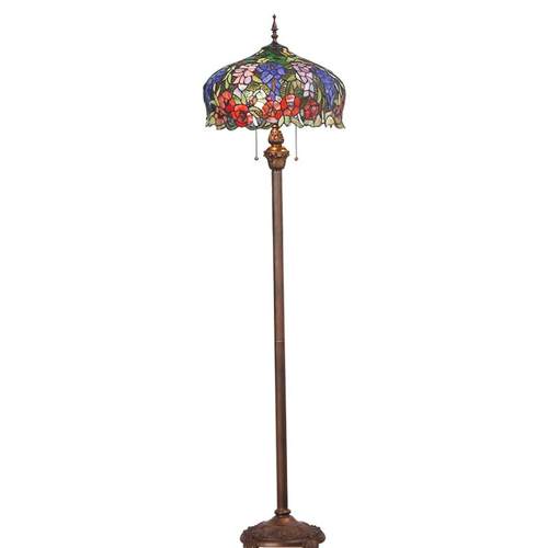 高档玻轩欧美式客厅落地宜灯书房卧室复创意可遥控智古能LED璃立