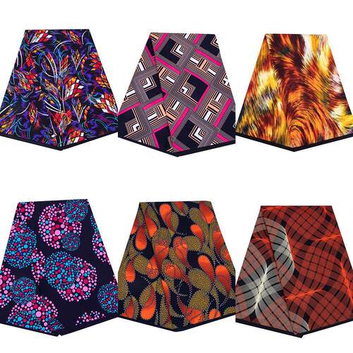 Printed cotton Ankara dress fabric