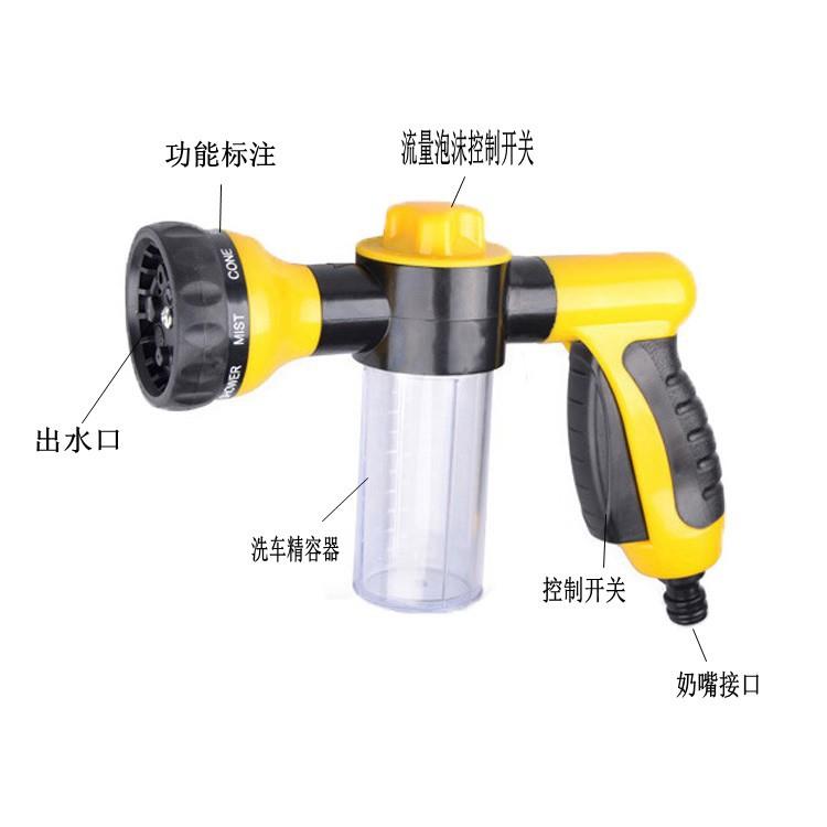 新款直销泡沫喷水枪高压汽车用发泡喷枪家用清洁剂发生器水龙头自