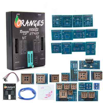 Orange5 V1.37 ECU Programer新版1.38橘子5 全套适配器车载