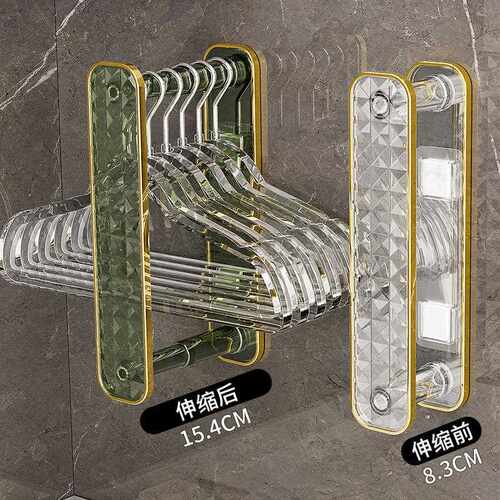 Wall-Mounted Multi-Function Foldable Hanger Rack for Balcony