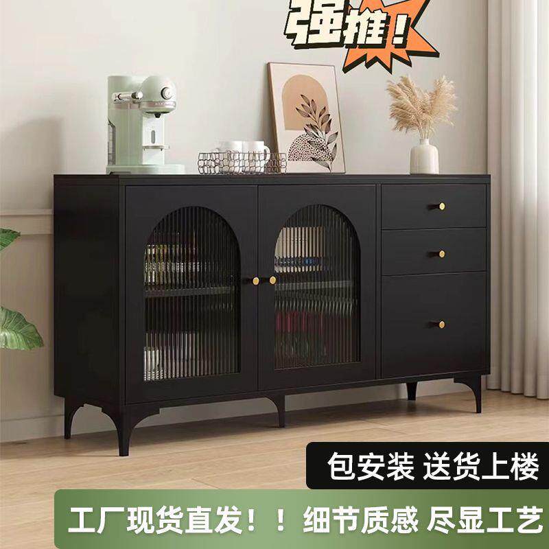 餐边柜斗柜多功能茶水柜客厅轻奢家用厨房收纳储物柜子吧台柜一体