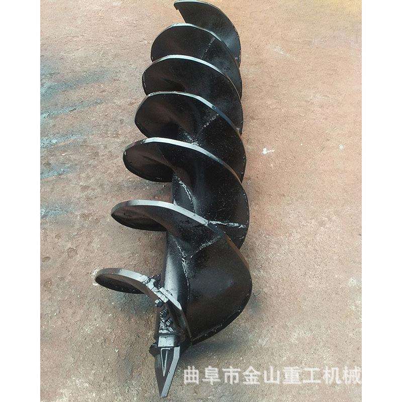 小型四轮拖拉机挖坑机 拖拉机螺旋挖坑机 电线杆挖坑机器