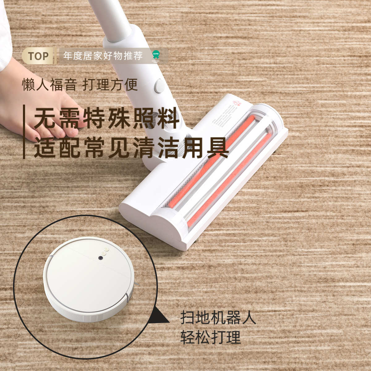 垫简约免洗奢免轻防水高级现代感地客厅卧室可擦耐脏新款打理地毯