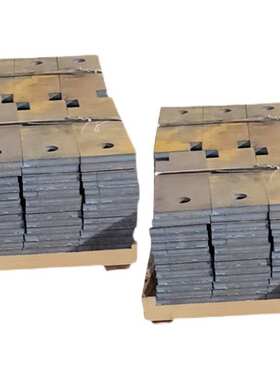 65锰钢板定制nm500nm400高强度耐磨钢板Mn13高锰钢板抛丸机衬板