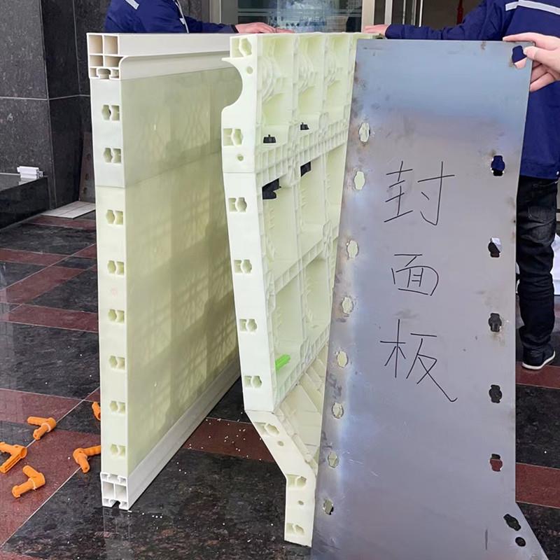 塑钢防撞墙公路地面隔离加厚全套注塑护栏模板现浇混凝土塑钢模具