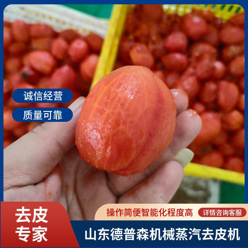 全自动高温果蔬蒸汽去皮机商用西红柿葡萄胡萝卜脱皮设备