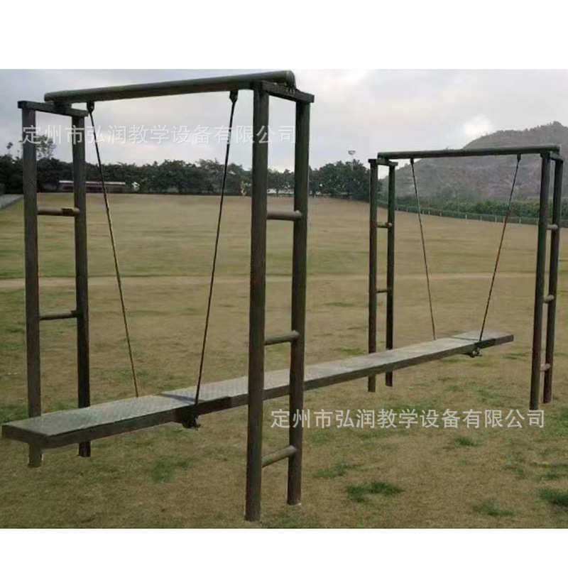人浪单人户外木器材平衡厂家荡转轮滚轮抗训练训练眩晕拓展器木双