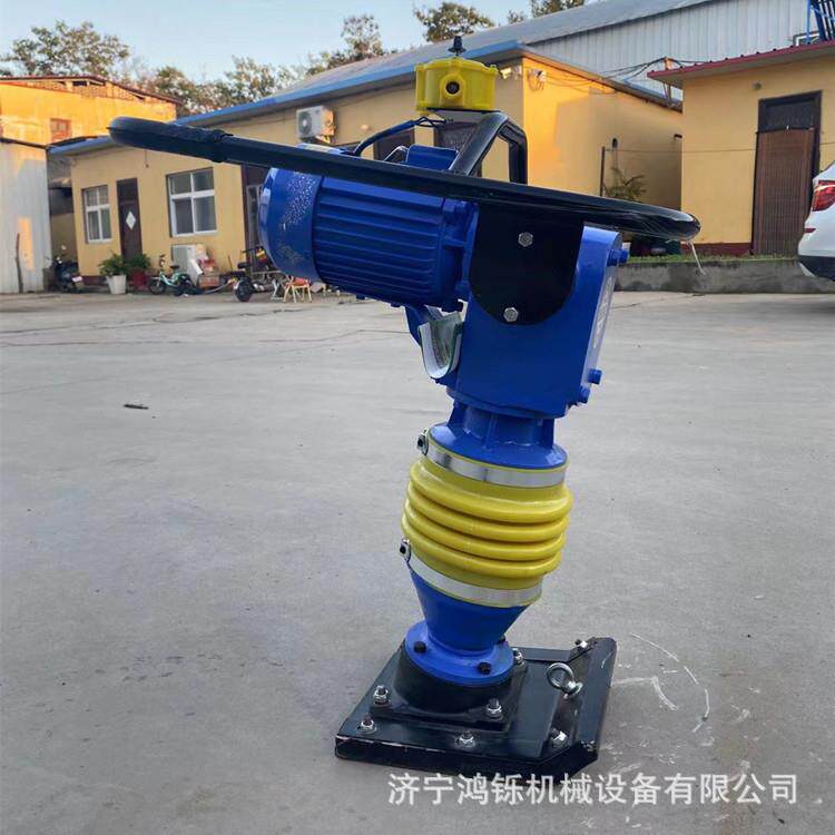 125型汽油手扶打夯机90小型冲击夯c90t平板打夯机