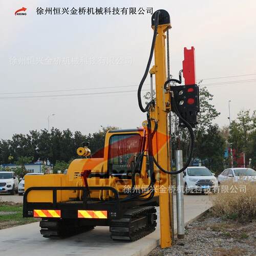 徐州打桩机厂家光伏发电站打桩机高速公路护栏打桩机钻孔机