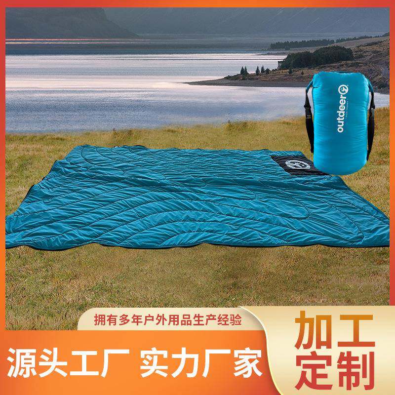 便携式户外露营野餐垫加厚防水防潮户外绗缝毯多功能轻便旅行毯