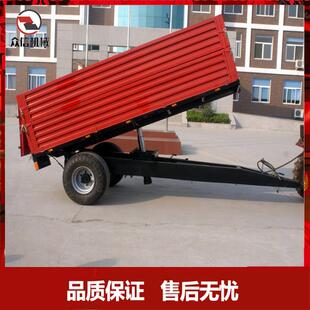 拖拉机拖车斗挂斗拖斗液压自卸拖车农用运输车拉粮食拖车货箱