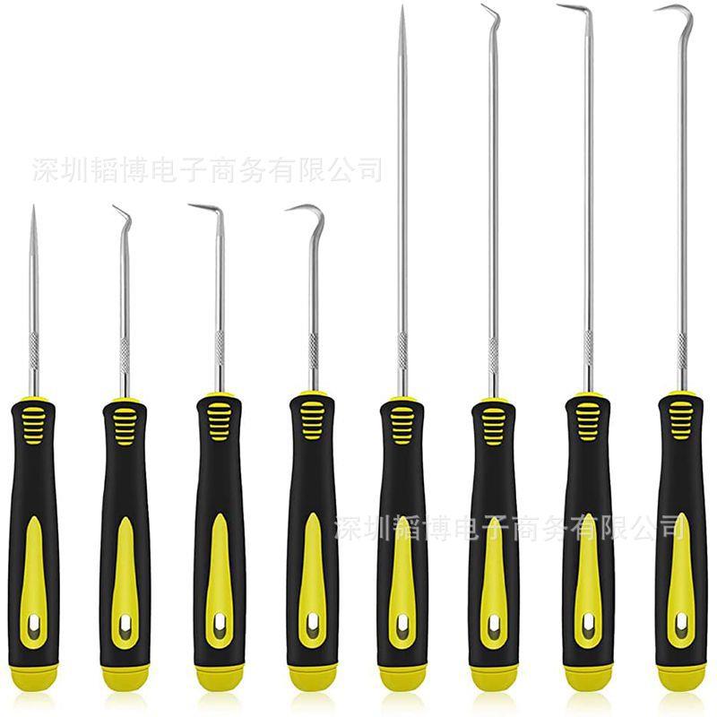 油封起子4件套拉拔钩子油封螺丝刀拉拔器拆卸钩子补胎汽保工具