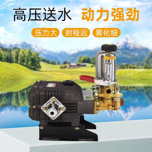 农用三缸泵柱塞喷药泵洗喷药喷雾LFB器压力帮浦车机水泵头大流量