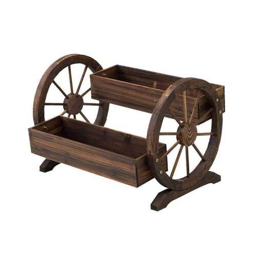 Carbonized anti-corrosion wooden float size float gardening