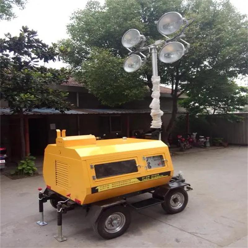 山泰重工应急照明车防汛应急灯塔LED升降道路户外移动照明灯车
