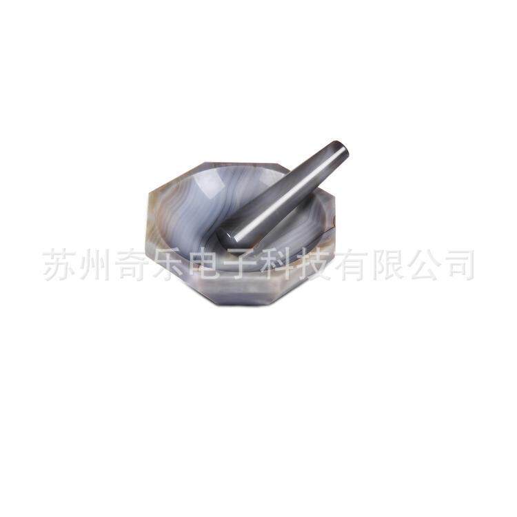 实验室抗耐磨玛瑙乳钵研磨棒罐乳钵玛瑙研钵