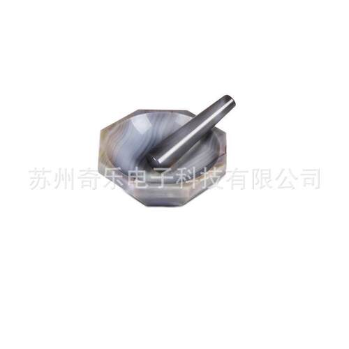 实验室抗耐磨玛瑙乳钵研磨棒罐乳钵玛瑙研钵