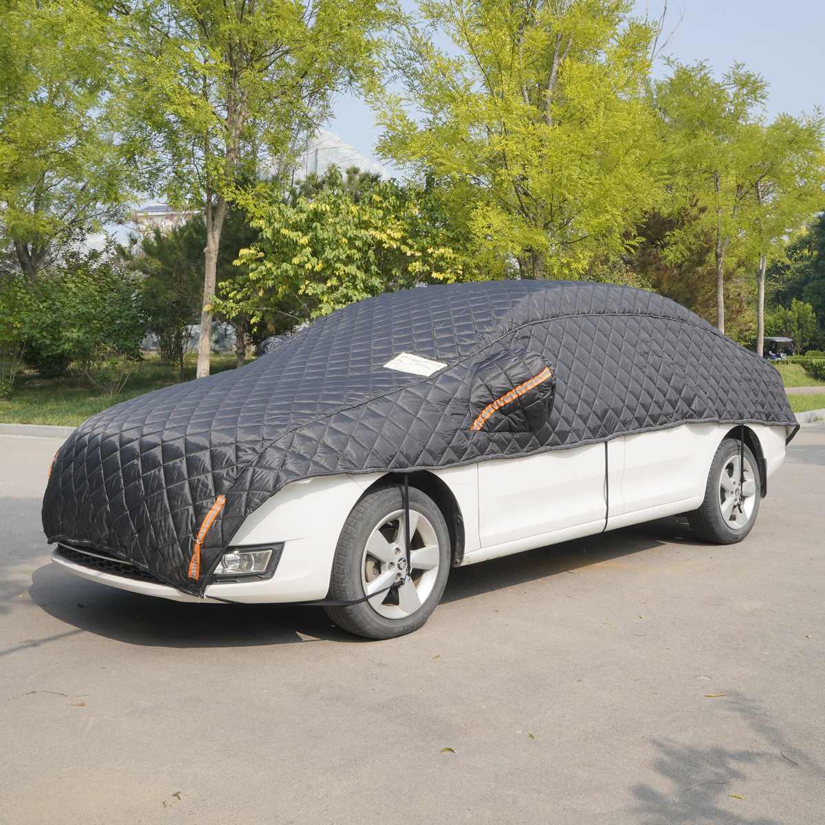 汽车车衣大半罩防寒保暖防雨防雪专用车罩防护隔热防冰雹半身车衣