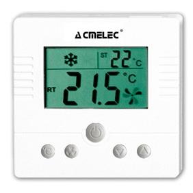 悦美Acmelec液晶温控器风扇盘管三速开关控制面板空调调速线控制