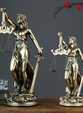 仿铜神话摆件跨境树脂艺术工艺品家居摆饰品餐厅酒吧玄关桌面装饰