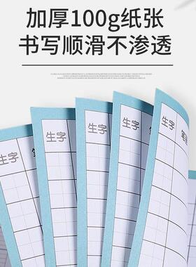 Self-adhesive Chinese Character Preview Cards, Tianzi Grid P