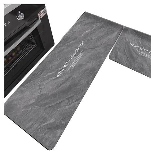 硅藻泥厨房地垫防滑防水防油耐脏专用脚垫子家用可擦免洗门口地毯