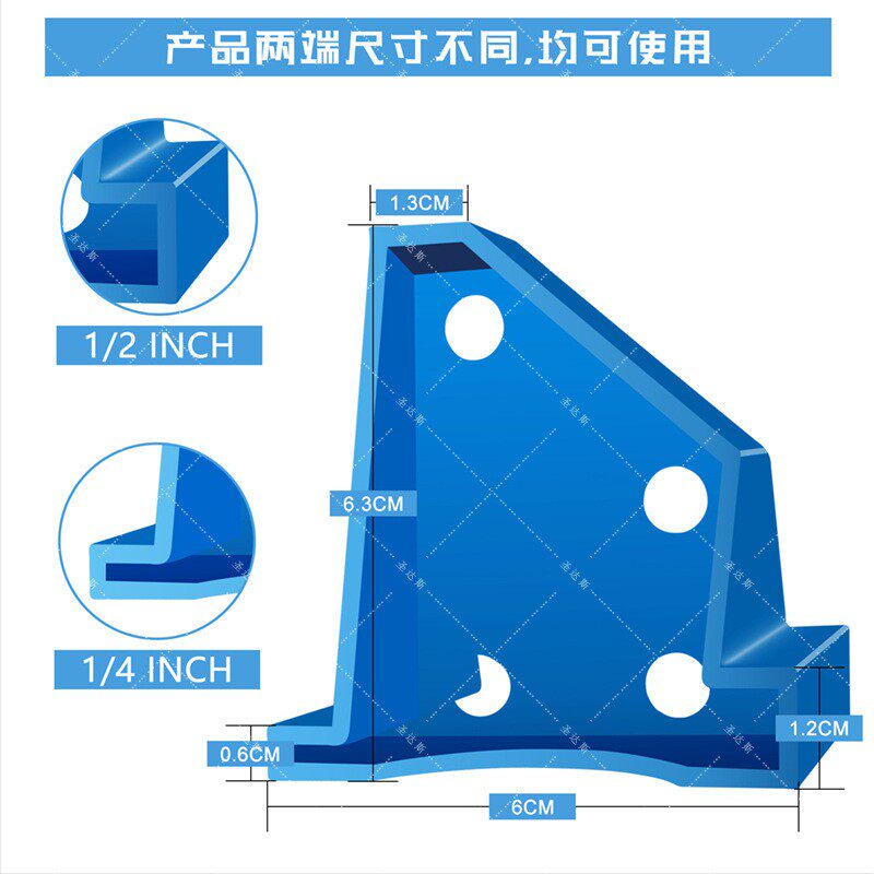 跨境新款英制双头使用木地板安装垫片木地板安装工具套装20件套