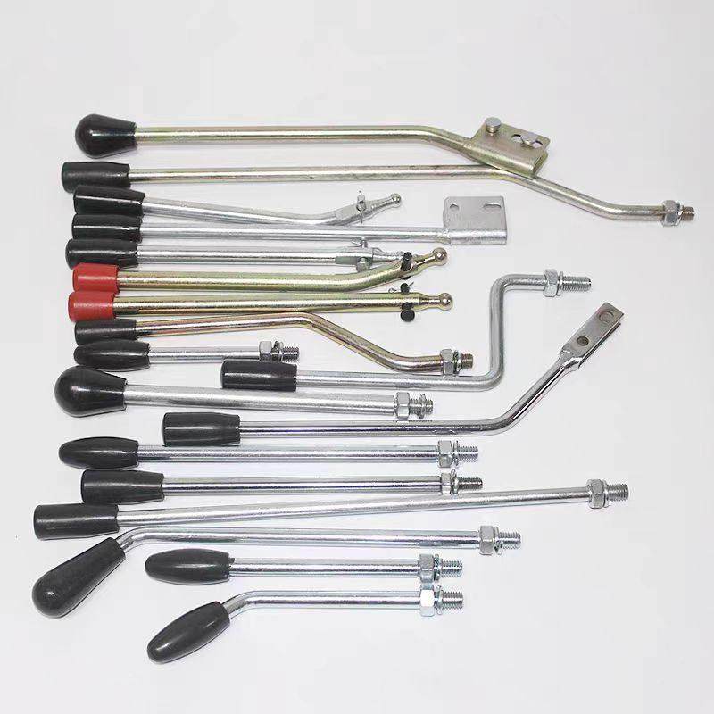 液压多路阀分配器各类常规异形操作手竿手柄球可定制