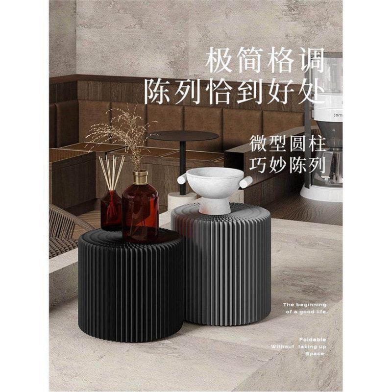 台面圆柱展架小物件桌面低展示微型展台陈列极简百搭装饰图片