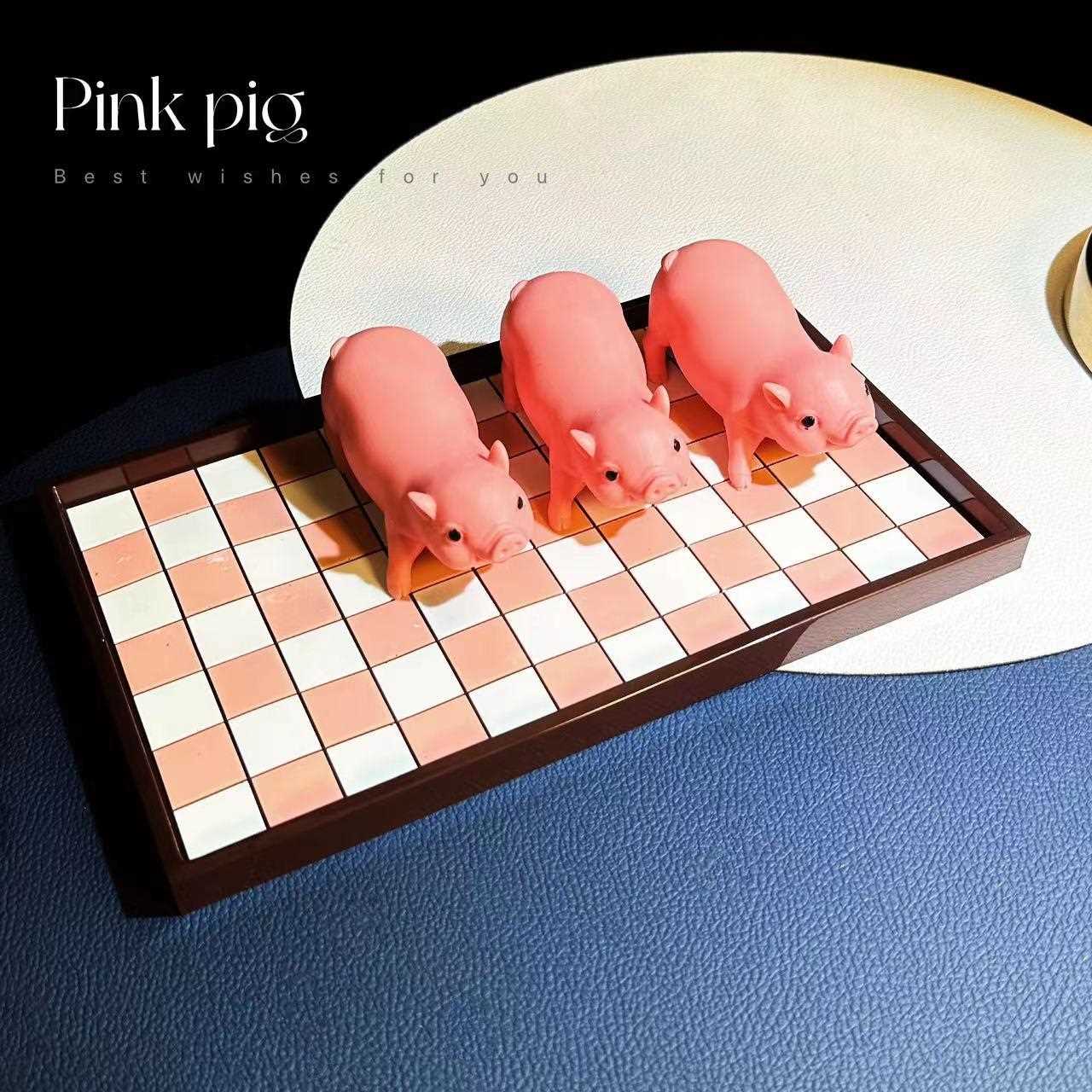 新款直销胖丫丫滴胶模具 新款棋盘格托盘硅胶模具手作摆台饰品收