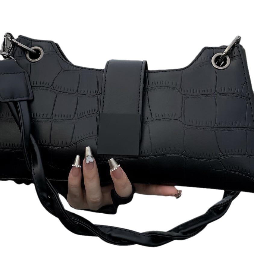 鳄鱼纹爆款高级时尚通用款女包