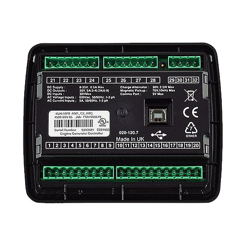 市电失效自启动控制器DSE4510柴油发电机控制器DSE4520MKII控制屏