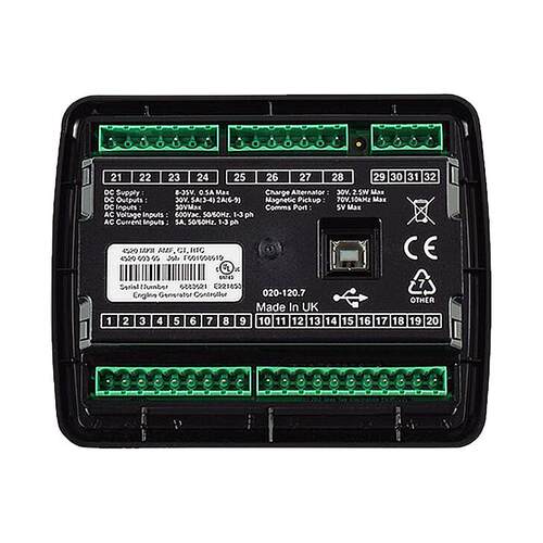 市电失效自启4动制器DSE4510控柴油发电机制器D控SE520MKII4520控