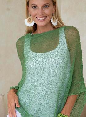 Cape shawl sun protection shirt for women's season, lazy