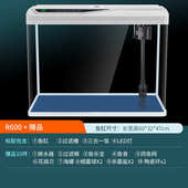 客厅生态金鱼缸桌面玻璃水族箱鱼装 饰鱼缸懒人k1鱼缸小型造景鱼缸