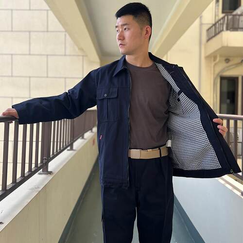 秋冬100%纯棉电力电焊工作服套装男加厚全棉电工焊工劳保服可定制