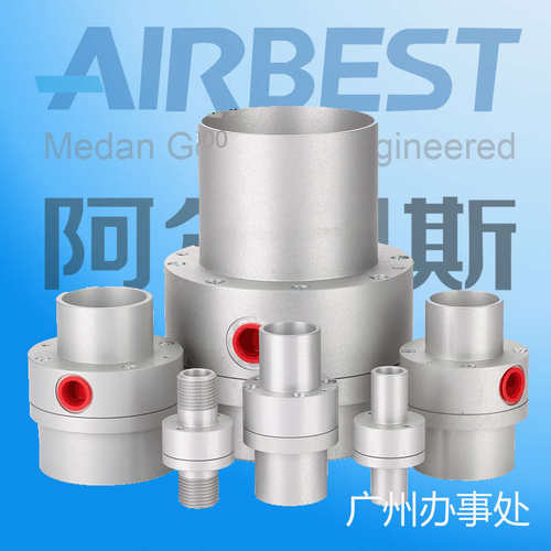 AIRBEST气动大吸力大流量吸料送料负压真空发生器ACPS100/200/400