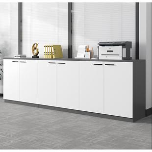 办公柜矮柜文件柜带锁办公室木质隔断柜储物柜资料柜地柜抽屉柜子