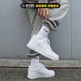 烽火nikeairforce1af1全白空军一号情侣低帮板鞋cw2288-111