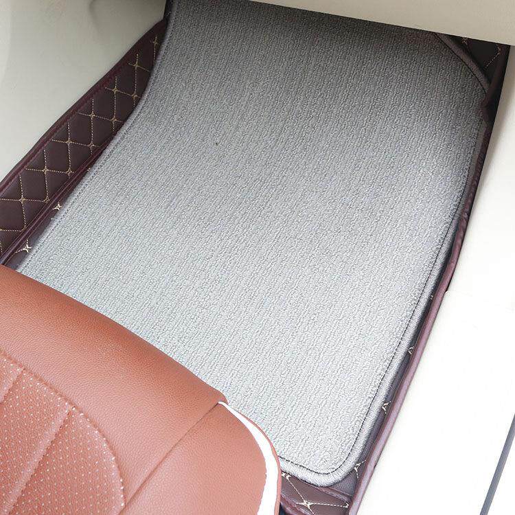 四季汽车脚垫通用防水防滑地毯式绒面车垫易清洗SUV全包围保护垫