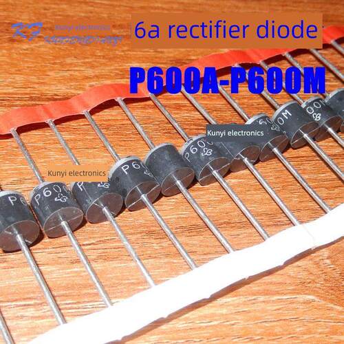 P600G P600J P600K P600M 6A 400V/600V/800V/1000V 整流二极管