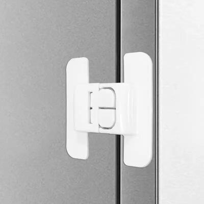 No-drill refrigerator door closer and child safety lock for