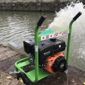 178柴油电启动离心泵 170立方柴油离心泵 汽油5寸推车款 离心泵