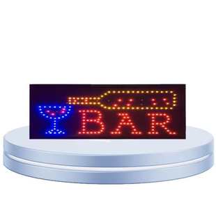 LED发光广告牌bar酒吧发光灯牌气氛广告牌装 饰发光字招牌open灯