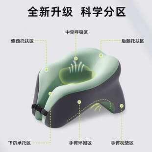 型头教室学生趴记忆u午觉枕办公室靠枕午休睡趴枕午睡棉枕趴