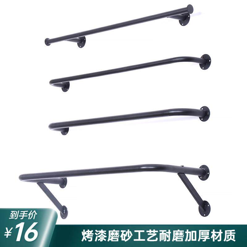 服装店展示架上墙货架侧挂衣架墙上挂架壁挂衣杆童装衣服架子挂包