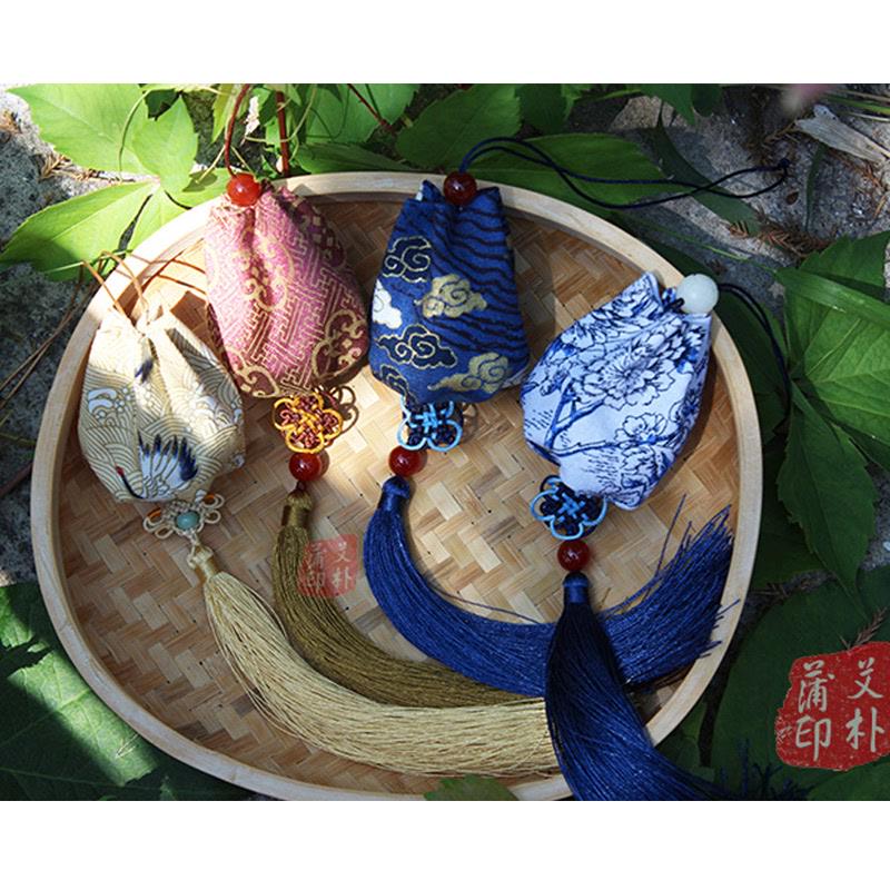 六合如意汉服荷包古风香包香囊天然香袋汽车挂件成品中秋桂花香囊