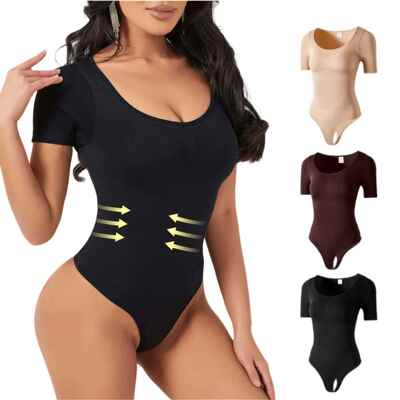 Women Sleeveless Sleeve Tights Round Neck Modified Body